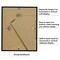 Americanflat Picture Frame - Modern Design, Shatter-Resistant Glass, Dual Sawtooth Hangers, Ideal for Home and Office Decor